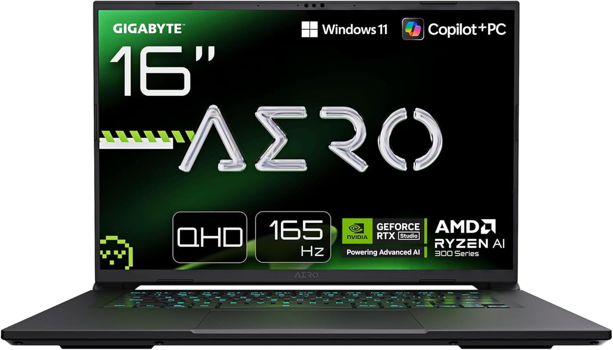 Gigabyte AERO X16 Gaming Laptop (Ryzen AI 7 350, RTX 5060, 16GB RAM) - Laptops by Gigabyte The Chelsea Gamer