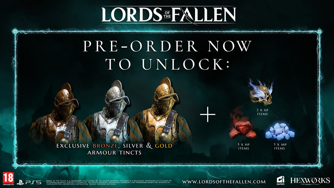 Lords Of The Fallen - Standard Edition - PlayStation 5 - Video Games by City Interactive Games The Chelsea Gamer