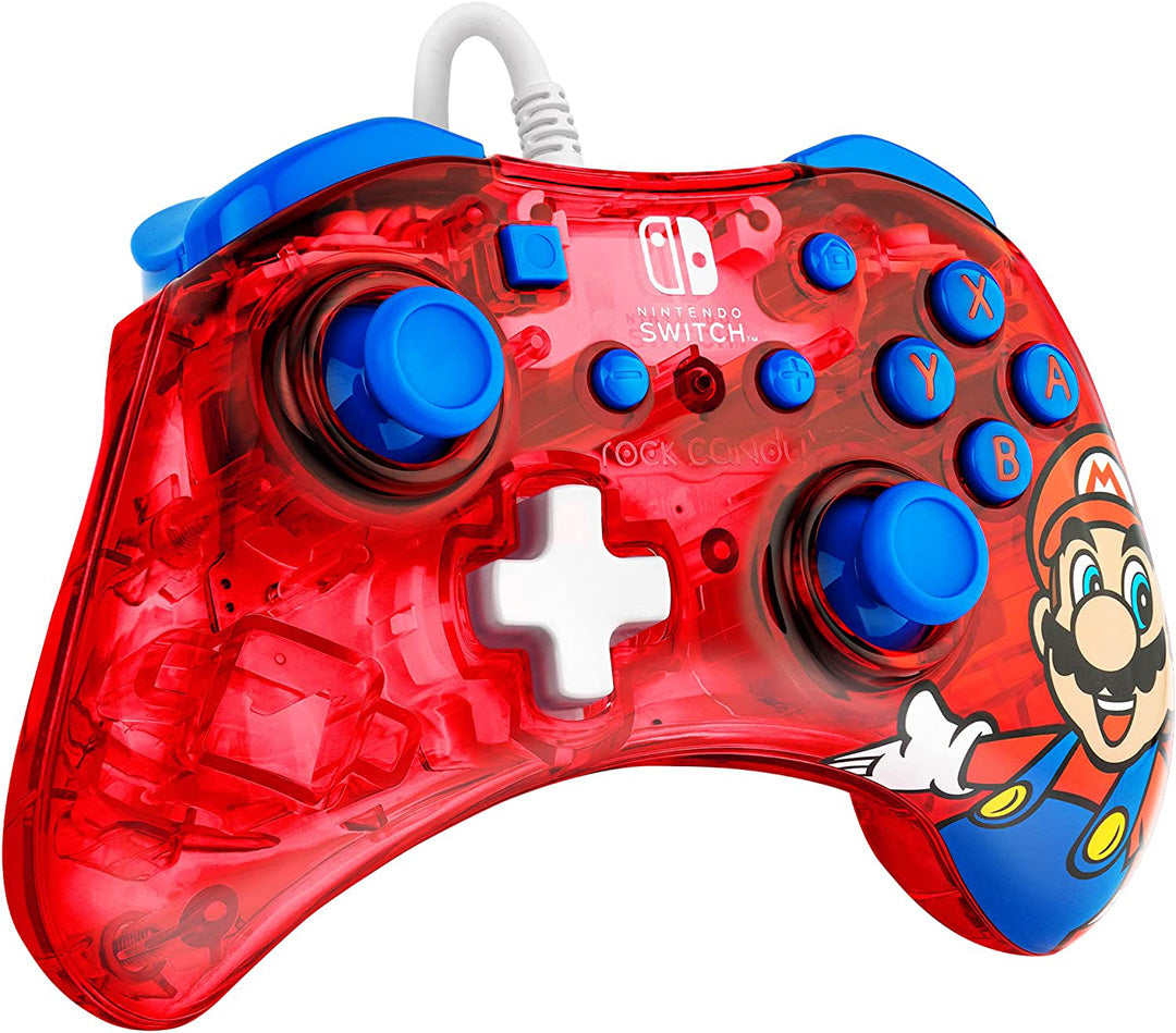 PDP - Rock Candy Wired Controller for Nintendo Switch - Mario Punch - Console Accessories by PDP The Chelsea Gamer