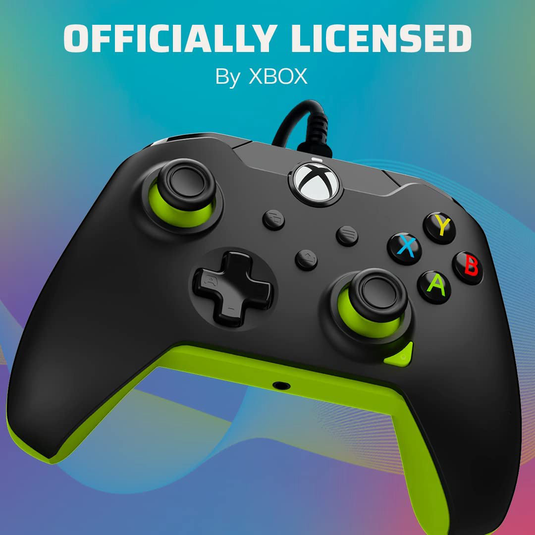 PDP - Wired Controller for Xbox & PC - Electric Black - Console Accessories by PDP The Chelsea Gamer