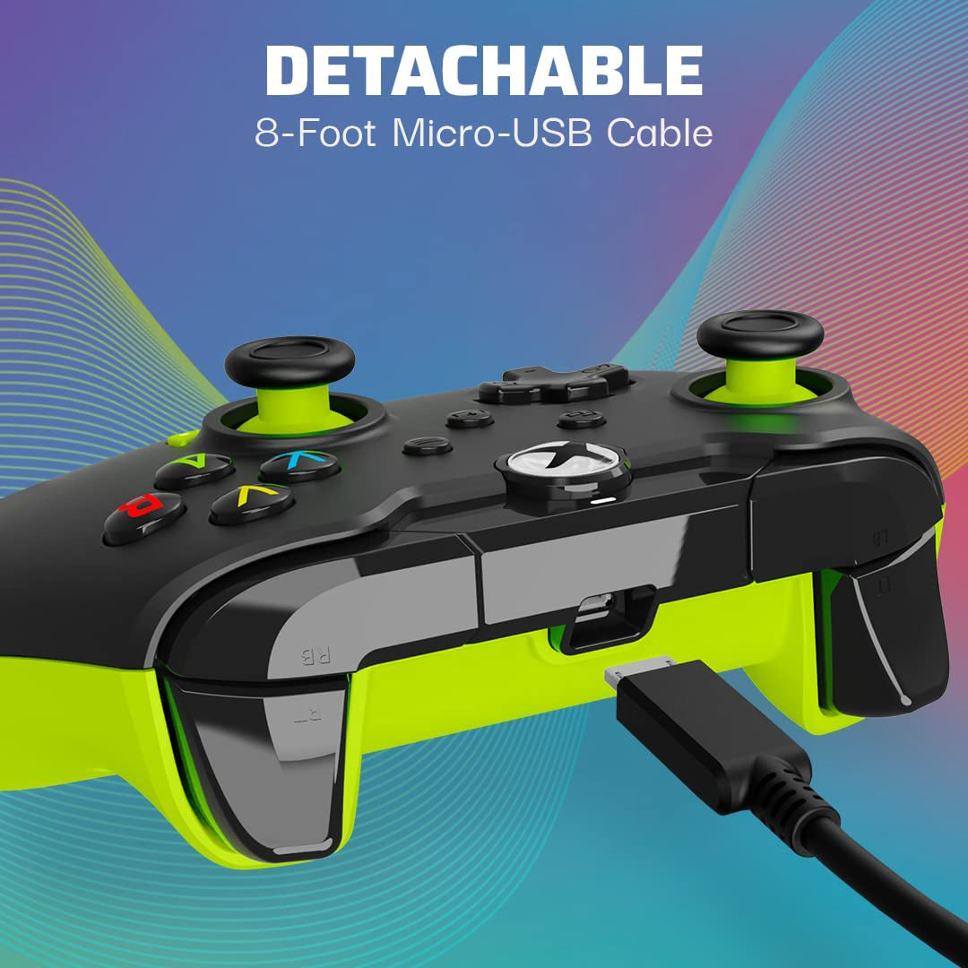 PDP - Wired Controller for Xbox & PC - Electric Black - Console Accessories by PDP The Chelsea Gamer