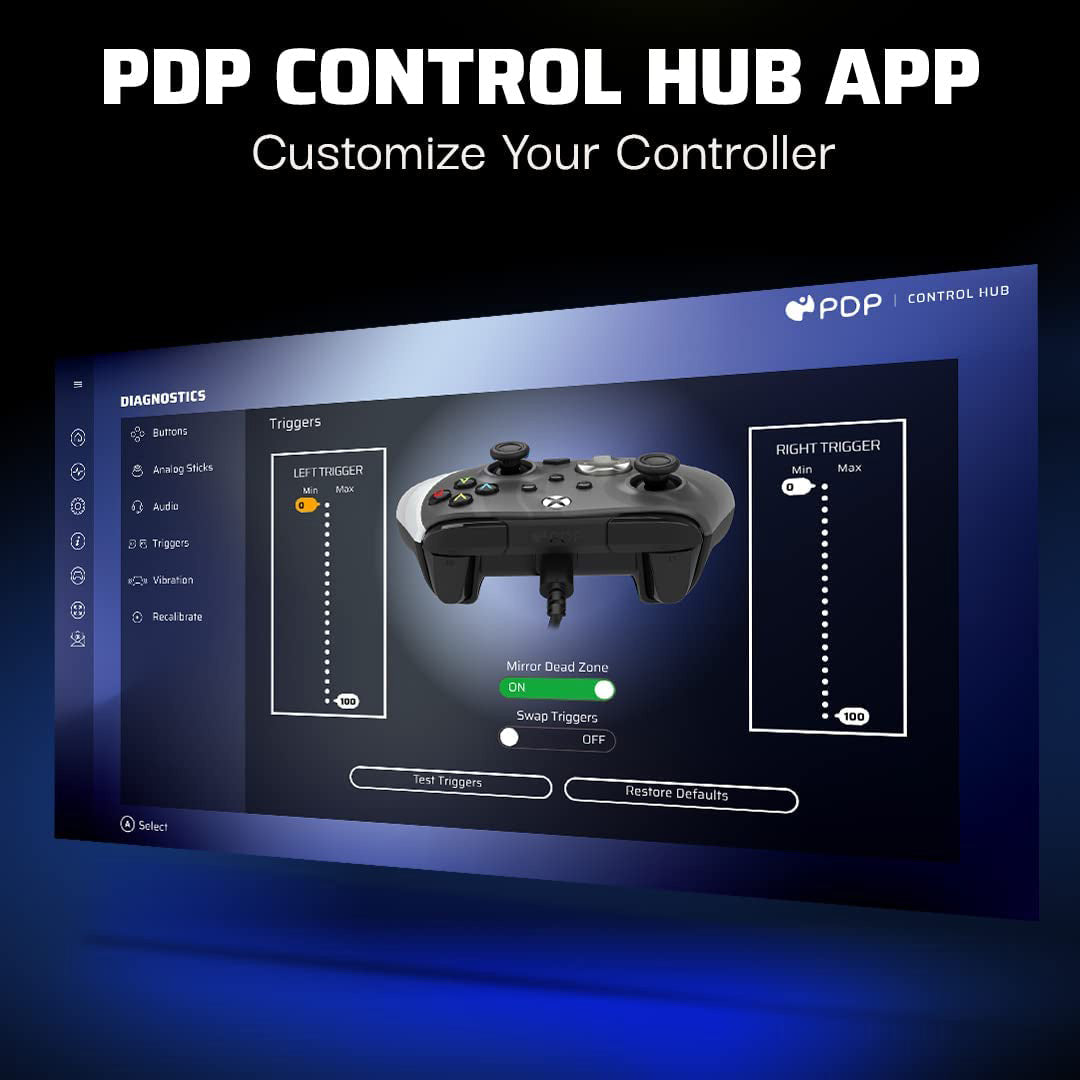 PDP – Rematch Wired Controller for Xbox & PC - Radial Black - Console Accessories by PDP The Chelsea Gamer