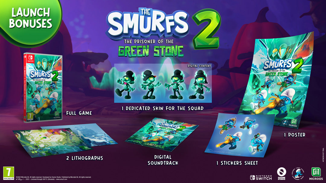 The Smurfs 2: Prisoner of the Green Stone - Nintendo Switch - Video Games by Maximum Games Ltd (UK Stock Account) The Chelsea Gamer