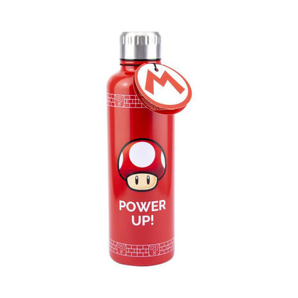 Paladone Super Mario Power Up Water Bottle - 500ml - Merchandise by Paladone The Chelsea Gamer