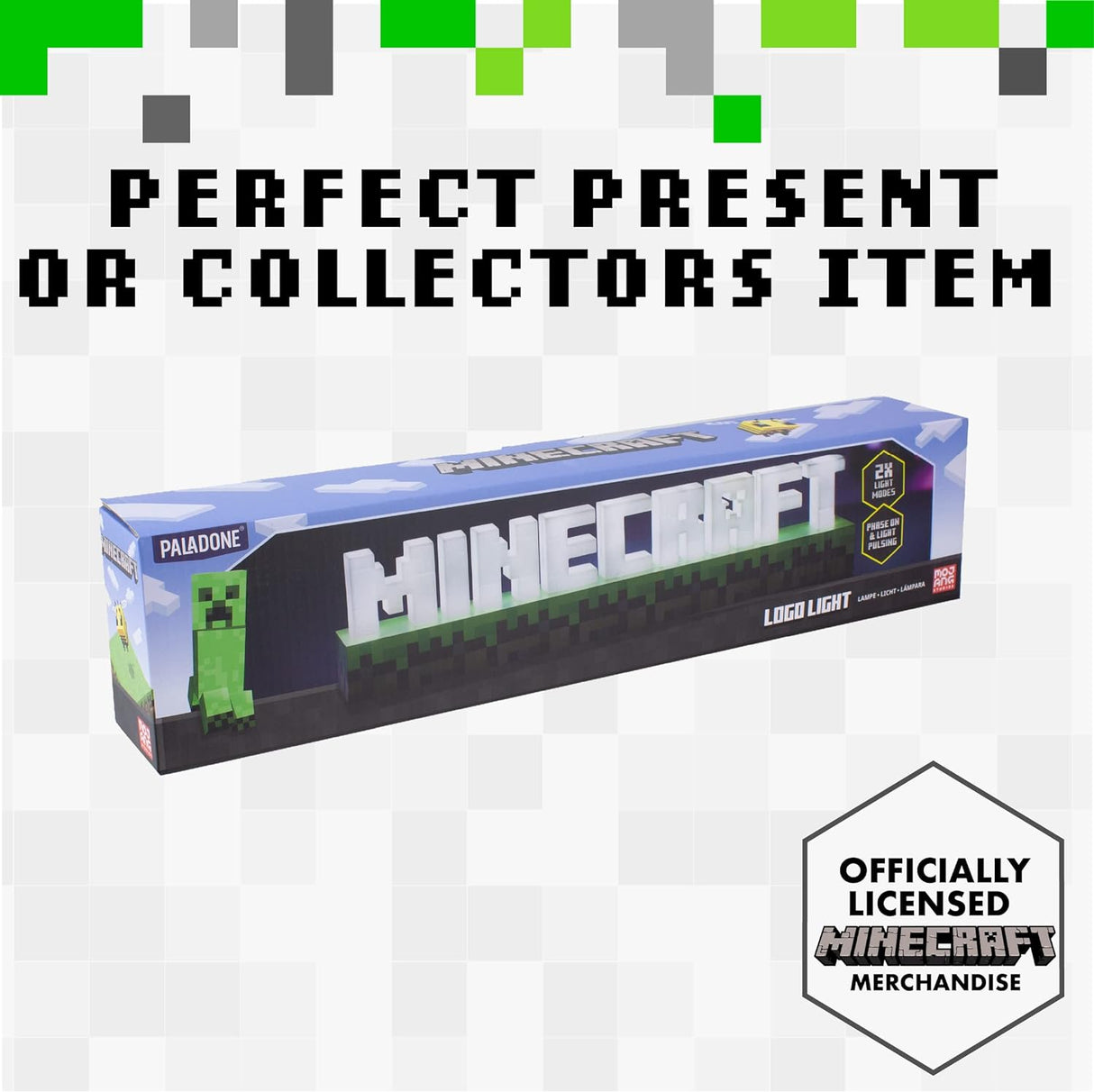 Minecraft Logo Light - Paladone - Lighting by Paladone The Chelsea Gamer