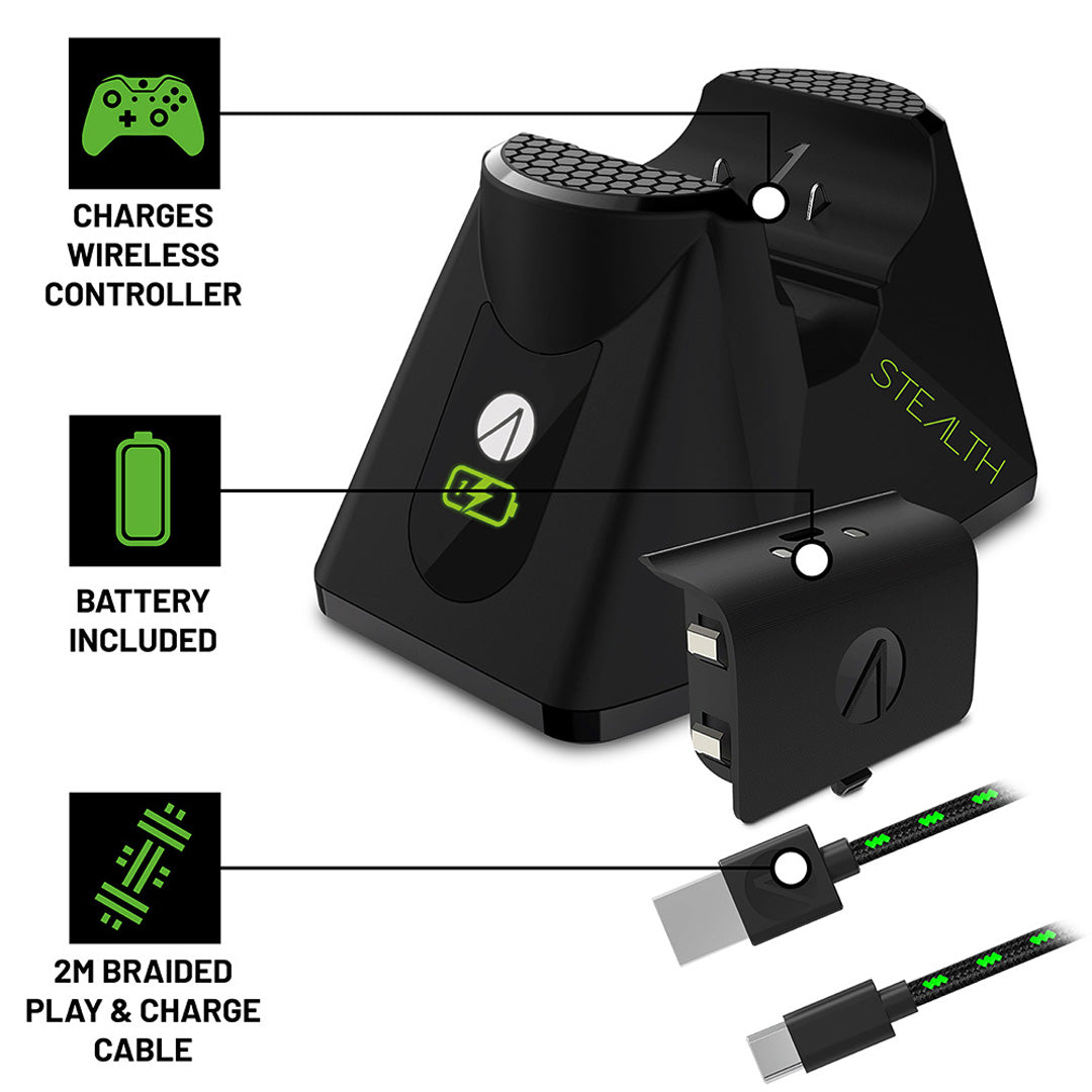 Stealth SX-C160 Premium Gaming Station - Black - Console Accessories by ABP Technology The Chelsea Gamer