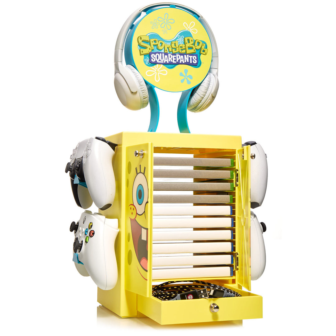 Numskull Official SpongeBob SquarePants Gaming Locker - Console Accessories by Numskull Designs The Chelsea Gamer
