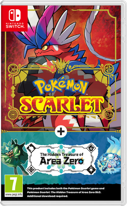 Pokémon Scarlet + The Hidden Treasure of Area Zero DLC - Nintendo Switch - Video Games by Nintendo The Chelsea Gamer