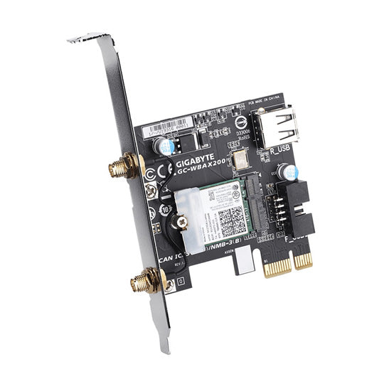 Gigabyte Wireless WiFi 6 AX200 / Bluetooth 5.1 PCI-Express Card - Core Components by Gigabyte The Chelsea Gamer