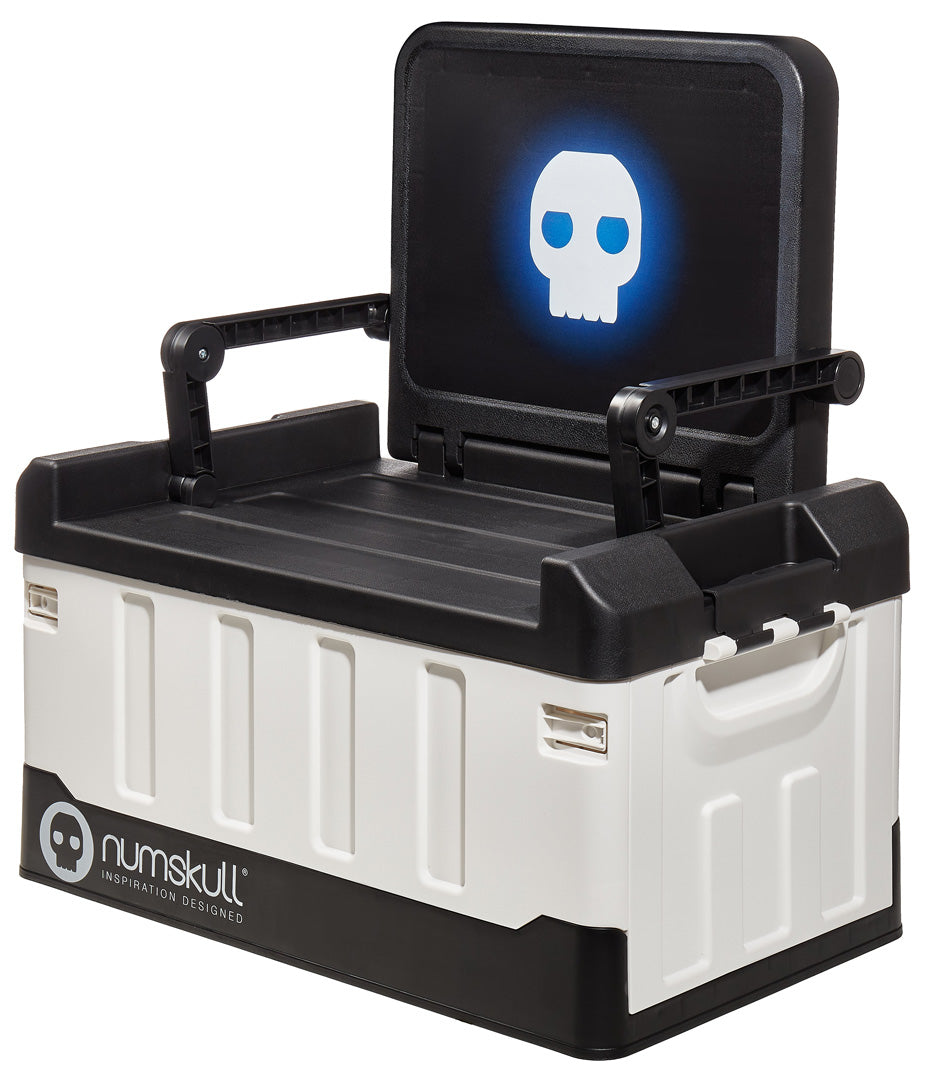 Numskull Official PS5-Inspired Bedroom Storage Box with folding chair - Merchandise by Numskull Designs The Chelsea Gamer