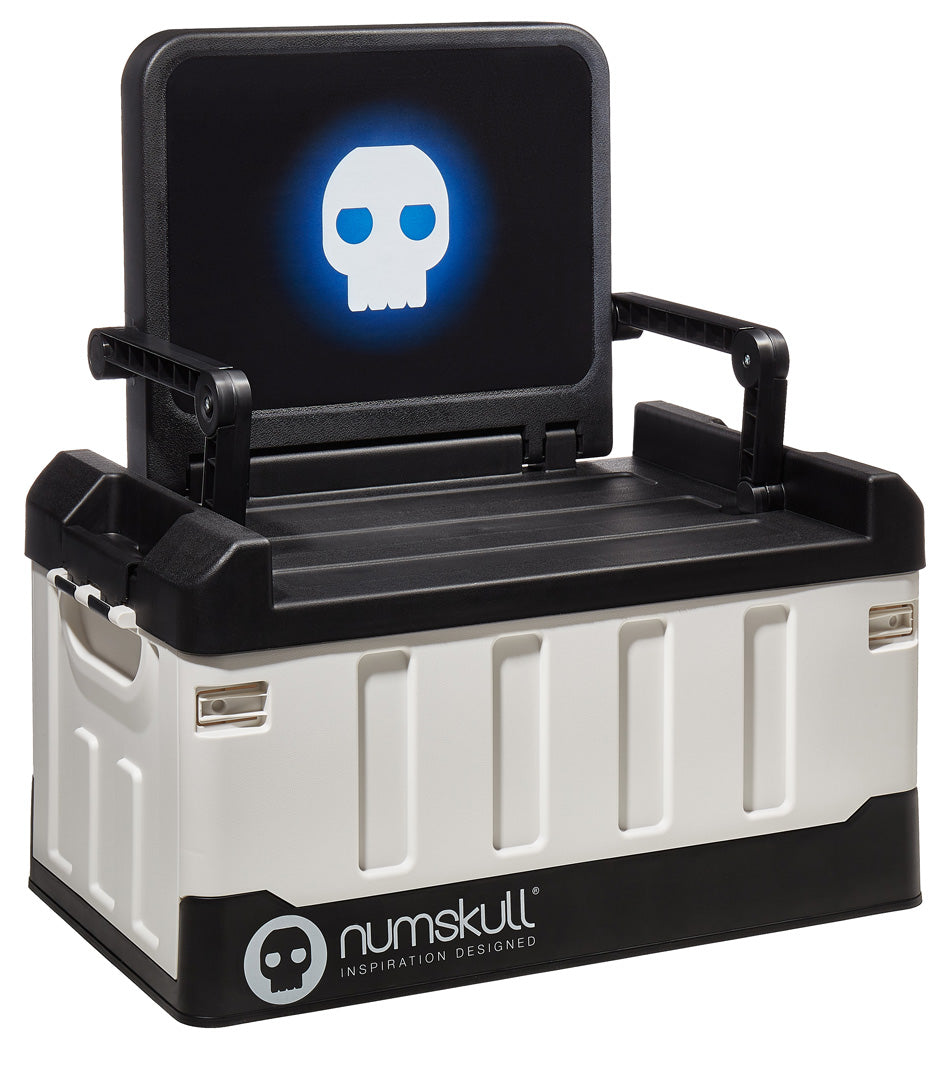 Numskull Official PS5-Inspired Bedroom Storage Box with folding chair - Merchandise by Numskull Designs The Chelsea Gamer