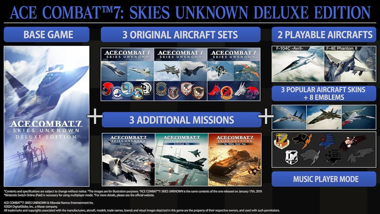 Ace Combat 7: Skies Unknown Deluxe Edition - Nintendo Switch - Video Games by Bandai Namco Entertainment The Chelsea Gamer