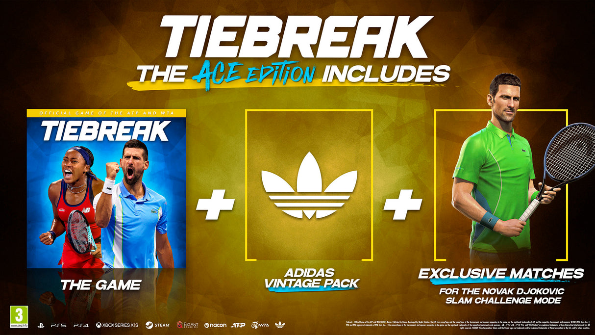 Tiebreak: Official Game of the ATP and WTA - Ace Edition - PlayStation 5 - Video Games by Maximum Games Ltd (UK Stock Account) The Chelsea Gamer