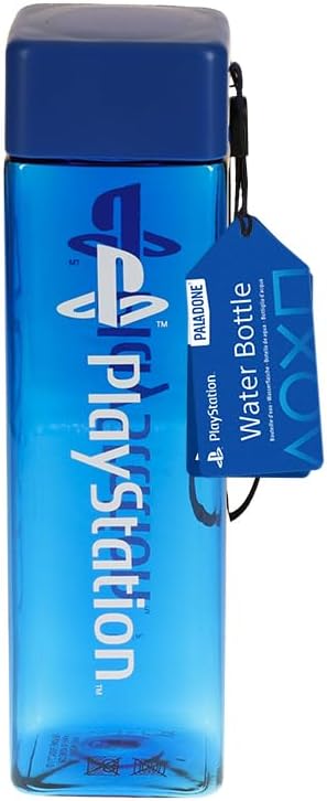 PlayStation Plastic Water Bottle - 500ml - Paladone - Merchandise by Paladone The Chelsea Gamer