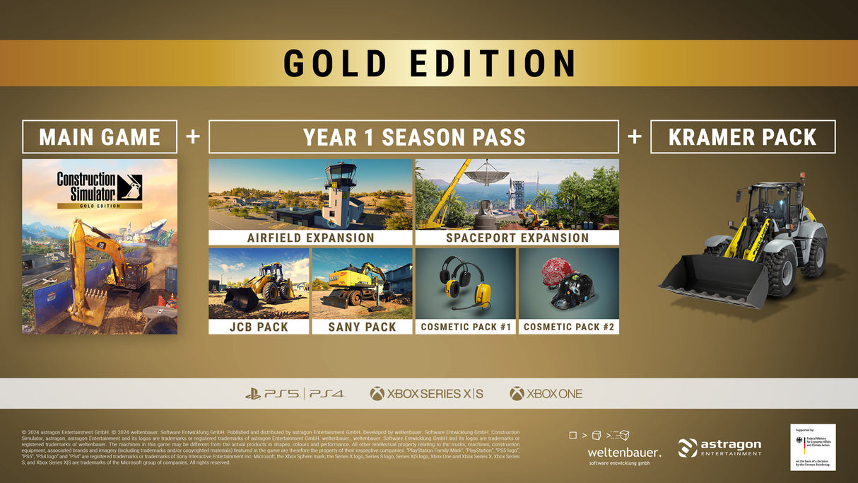 Construction Simulator: Gold Edition - PlayStation 5 - Video Games by U&I The Chelsea Gamer