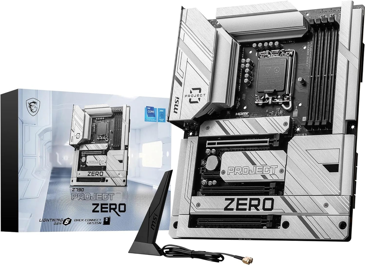 MSI Z790 Project Zero Motherboard - Intel Socket 1700 - Core Components by MSI The Chelsea Gamer