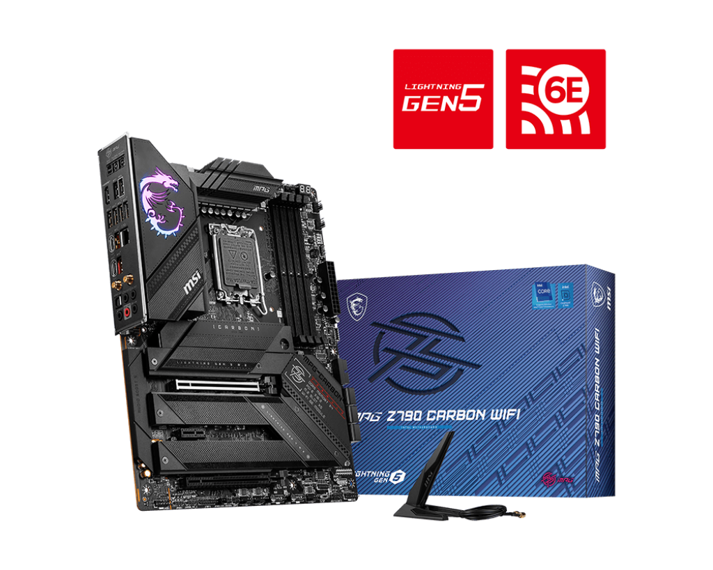MSI MPG Z790 Carbon WIFI Motherboard - Intel Socket 1700 - Core Components by MSI The Chelsea Gamer