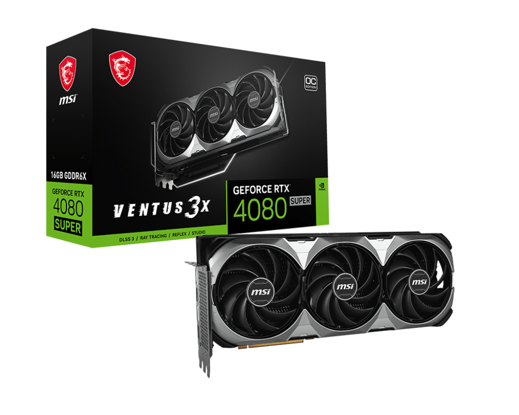 MSI GeForce RTX™ 4080 SUPER 16G VENTUS 3X OC Graphics Cards - Core Components by MSI The Chelsea Gamer