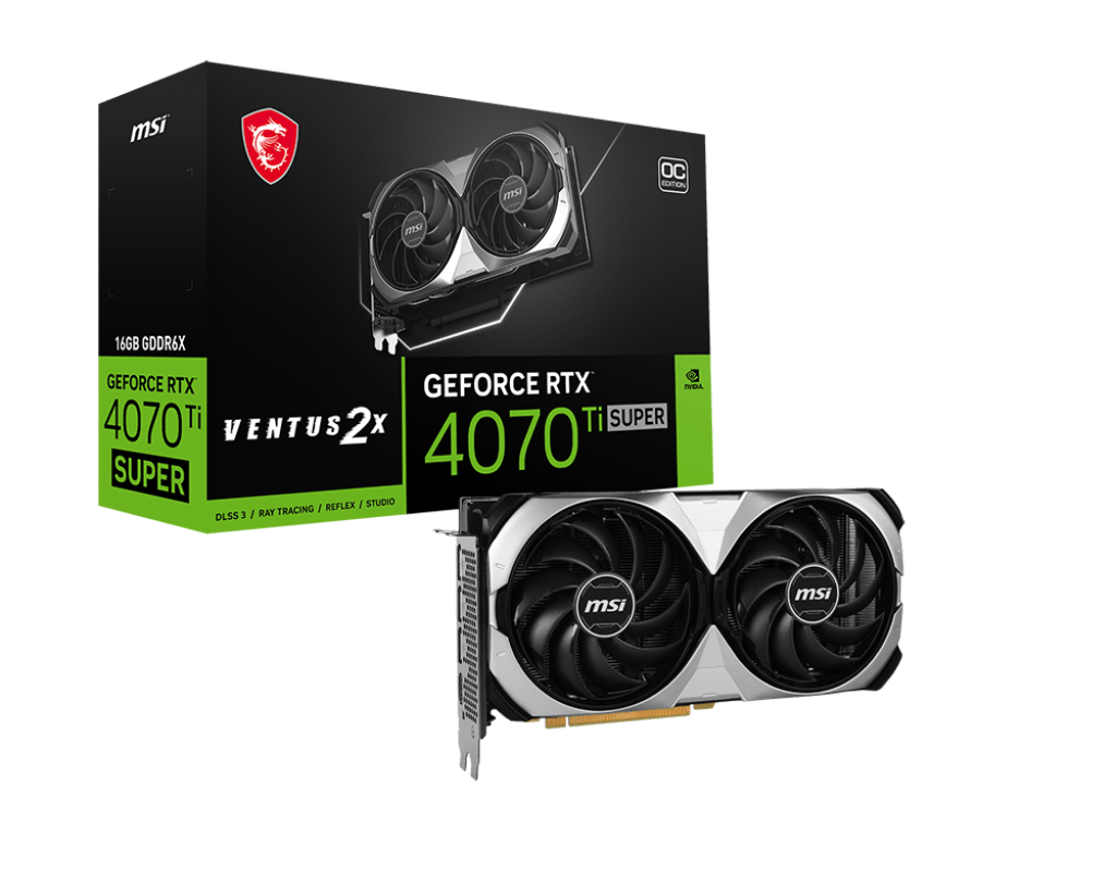 MSI GeForce RTX™ 4070 Ti SUPER 16G VENTUS 2X OC Graphics Card - Core Components by MSI The Chelsea Gamer