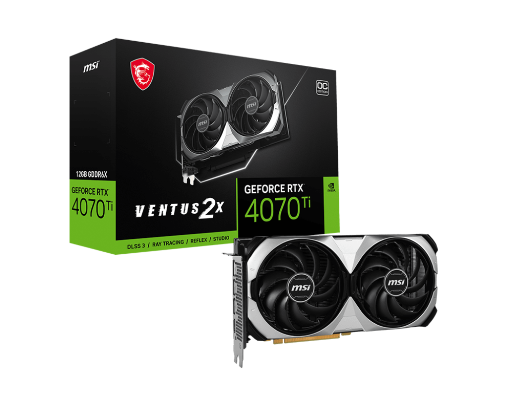 MSI GeForce RTX™ 4070 Ti VENTUS 2X 12G OC Graphics Card - Core Components by MSI The Chelsea Gamer