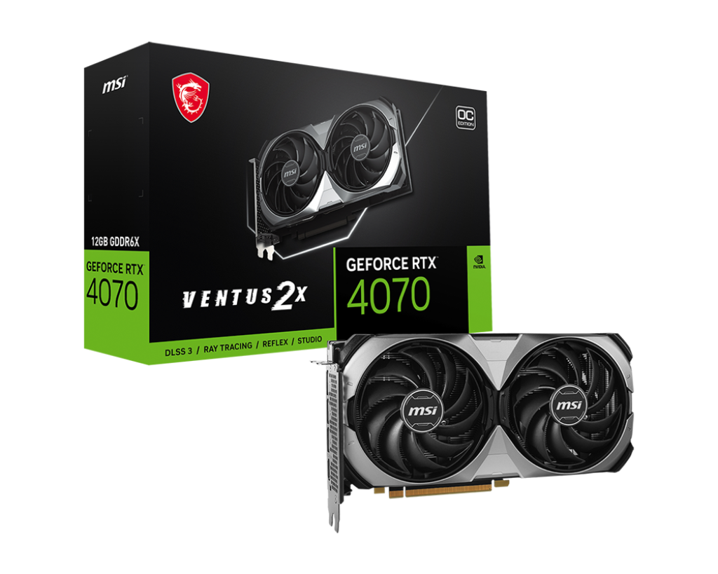 MSI GeForce RTX™ 4070 VENTUS 2X E 12G OC Graphics Card - Core Components by MSI The Chelsea Gamer