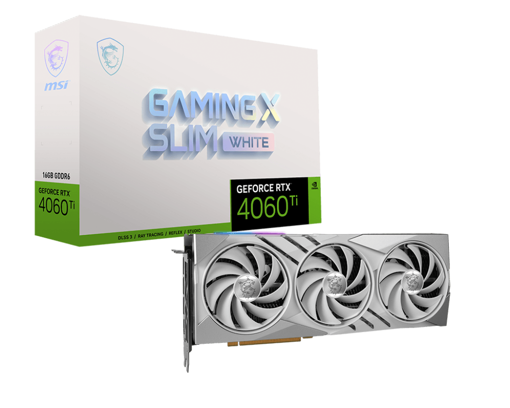 MSI GeForce RTX™ 4060 Ti GAMING X Slim White 16G Graphics Card - Core Components by MSI The Chelsea Gamer