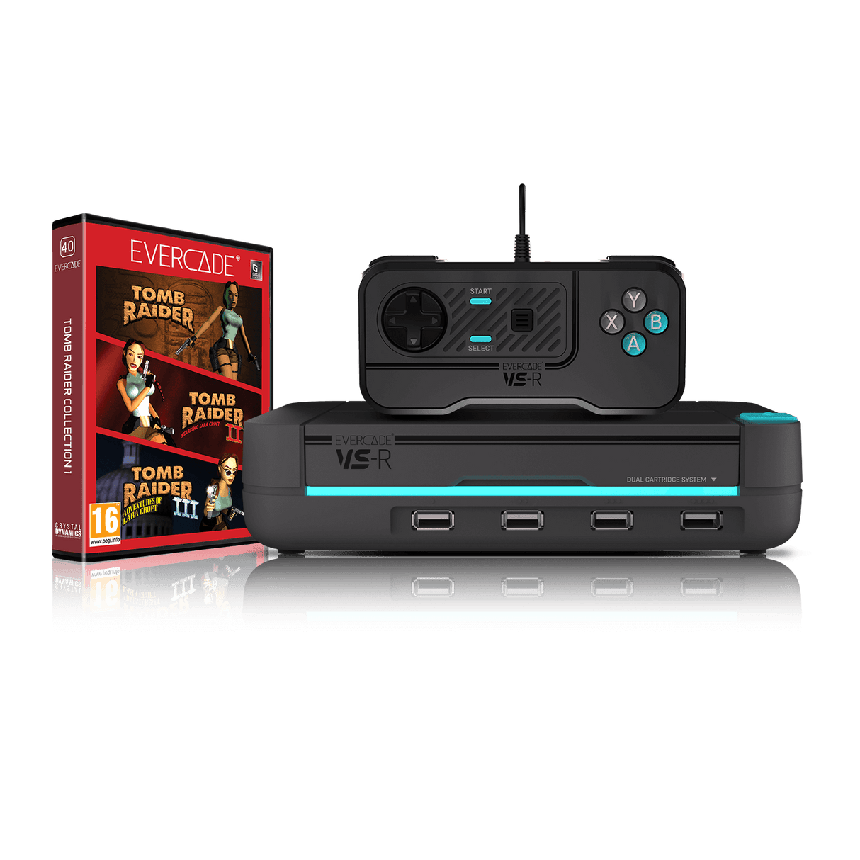 Evercade VS-R - Including Tomb Raider - Console pack by Blaze The Chelsea Gamer