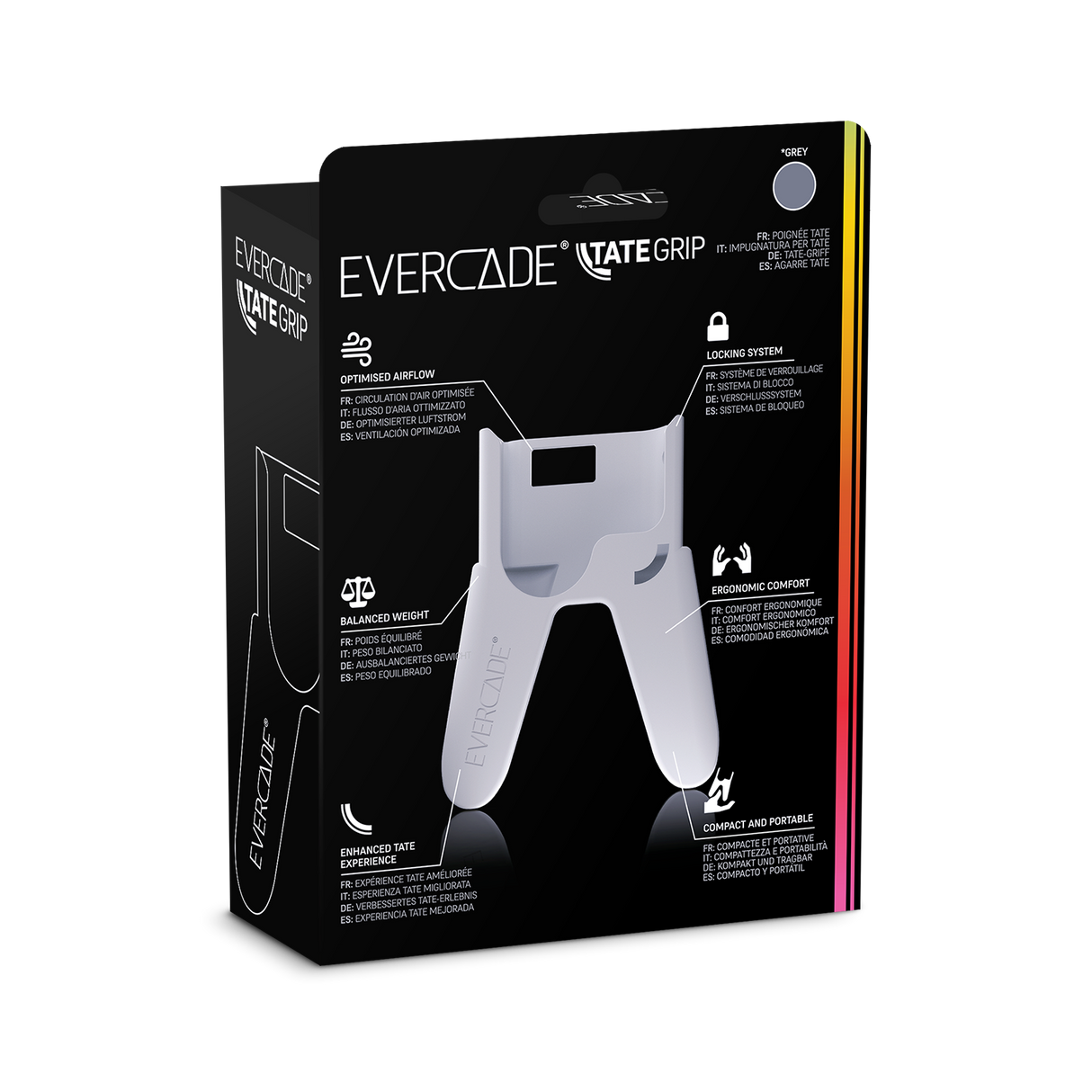 Evercade TATE Grip - Grey - Console Accessories by Blaze The Chelsea Gamer