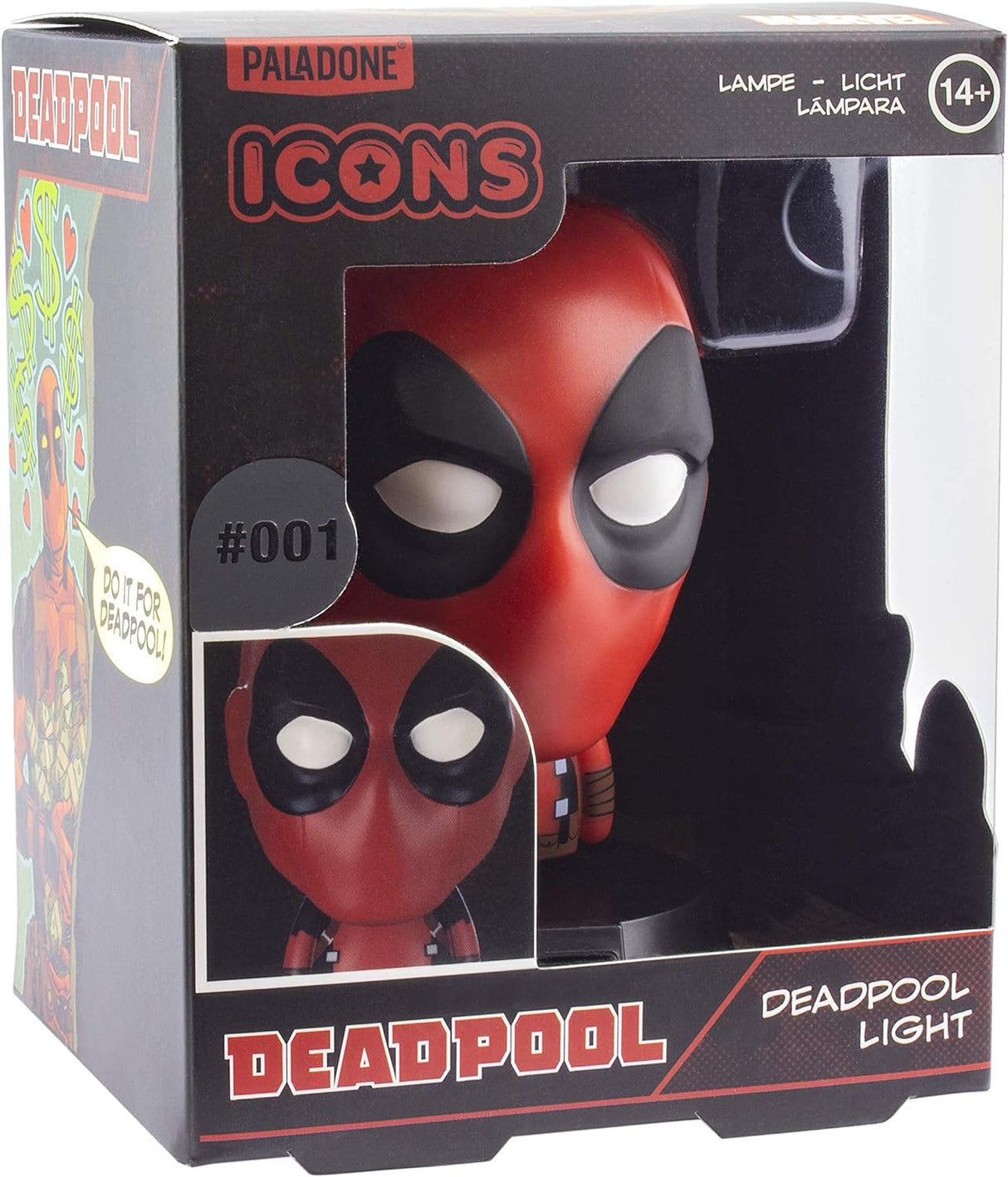 Dealpool Icon Light - Paladone - Lighting by Paladone The Chelsea Gamer