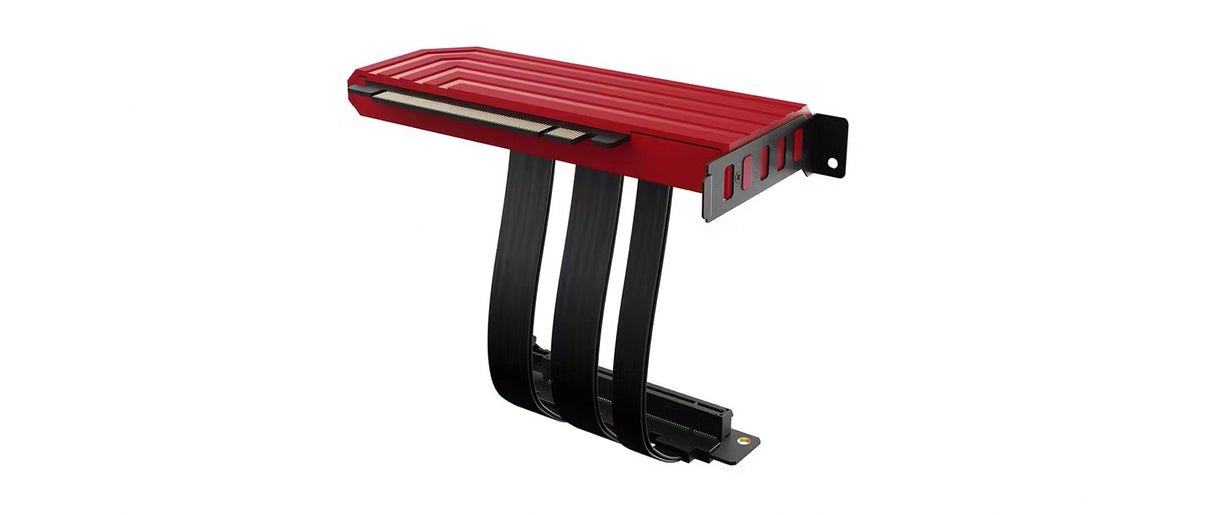 Hyte PCIE40 4.0 Luxury Riser Cable - Red - Core Components by Hyte The Chelsea Gamer