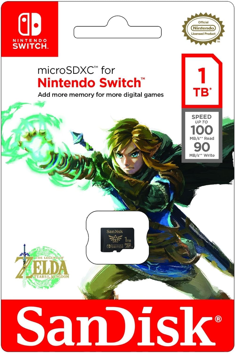 SanDisk 1TB microSDXC UHS-I card for Nintendo Switch - Console Accessories by Sandisk The Chelsea Gamer