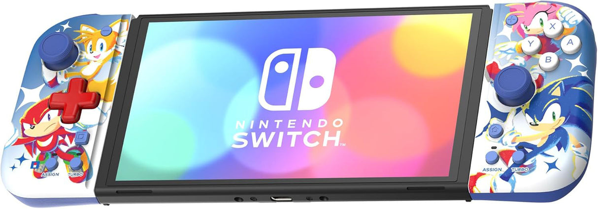 Hori - Split Pad Compact (Sonic) for Nintendo Switch - Console Accessories by HORI The Chelsea Gamer