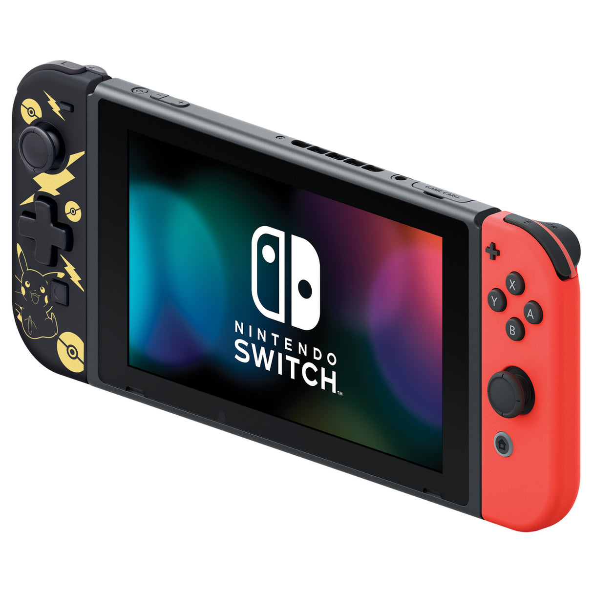 Hori - D-Pad Controller (L) Pokémon: Pikachu Black & Gold Edition for Nintendo Switch - Console Accessories by HORI The Chelsea Gamer