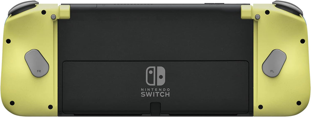 Hori - Split Pad Compact (Light Grey x Yellow) for Nintendo Switch - Console Accessories by HORI The Chelsea Gamer