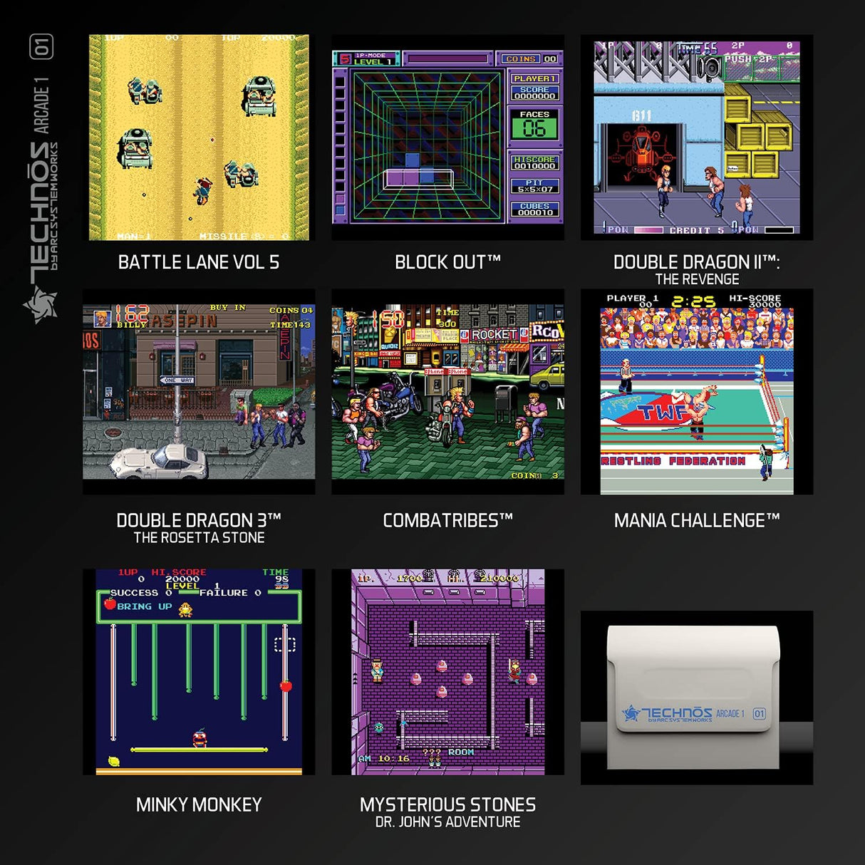 Technos Arcade Cartridge 1 - Evercade - Video Games by Blaze The Chelsea Gamer