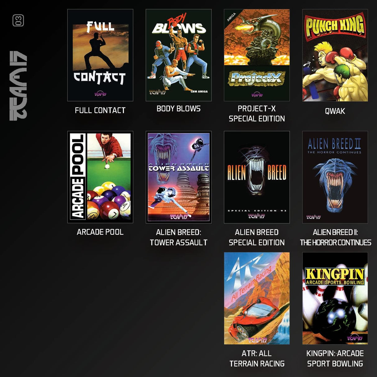 Team17 Amiga Collection 1 - Evercade - Video Games by Blaze The Chelsea Gamer