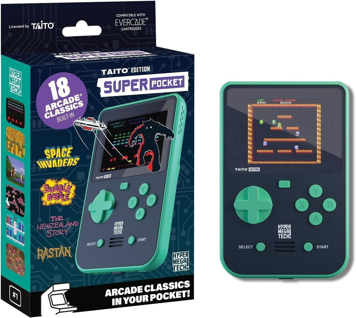 HyperMegaTech Taito Super Pocket - Console pack by Blaze The Chelsea Gamer
