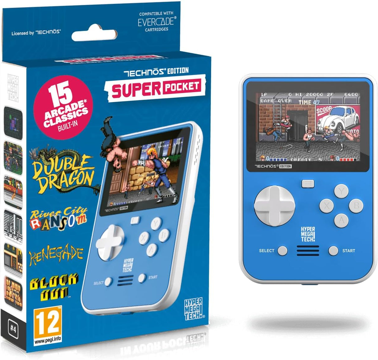 HyperMegaTech Technos Super Pocket - Console pack by Blaze The Chelsea Gamer