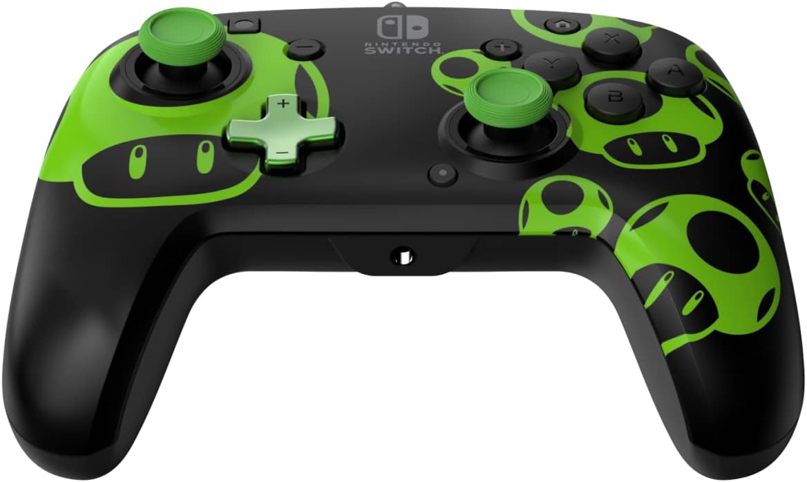 PDP REMATCH Glow Wired Controller - Nintendo Switch™ - 1-UP Glow - Console Accessories by PDP The Chelsea Gamer