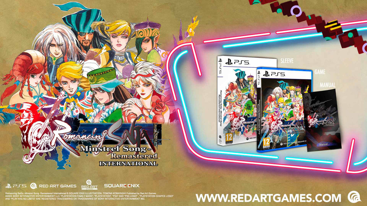 Romancing SaGa - Minstrel Song - Remastered International - PlayStation 5 - Video Games by Red Art Games The Chelsea Gamer