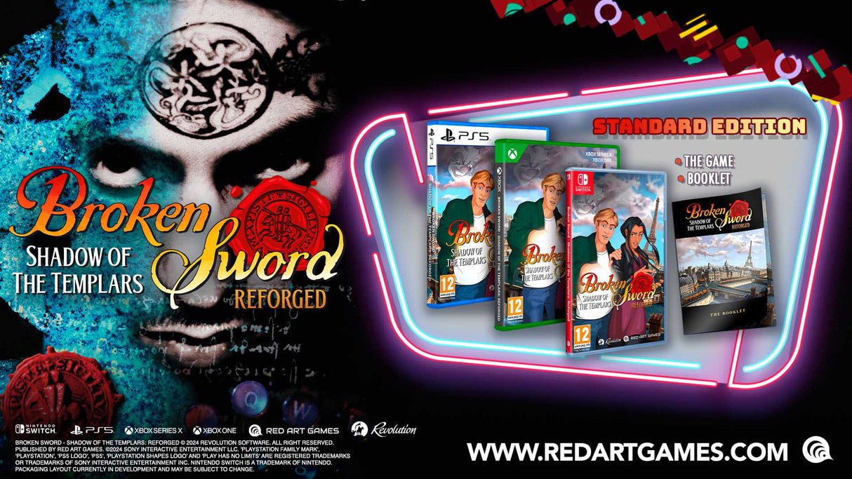 Broken Sword - Shadow of the Templars: Reforged - Nintendo Switch - Video Games by Red Art Games The Chelsea Gamer