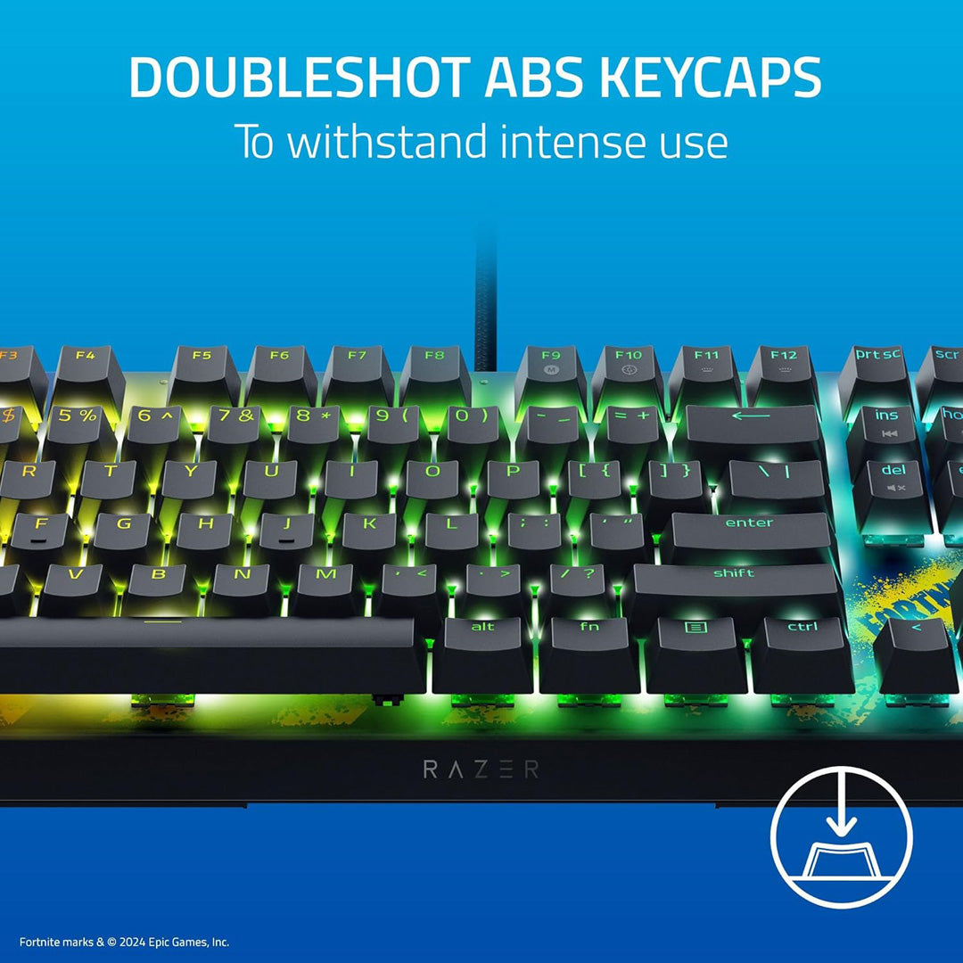 Razer BlackWidow V4 X - Fortnite Edition - Keyboard by Razer The Chelsea Gamer