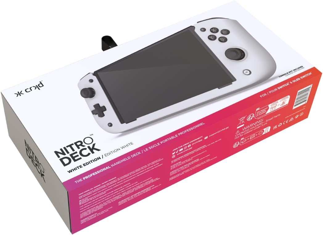 CRKD Nitro Deck - White - Console Accessories by CRKD The Chelsea Gamer