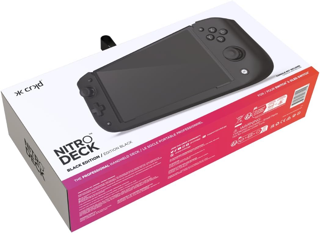 CRKD Nitro Deck - Black - Console Accessories by CRKD The Chelsea Gamer
