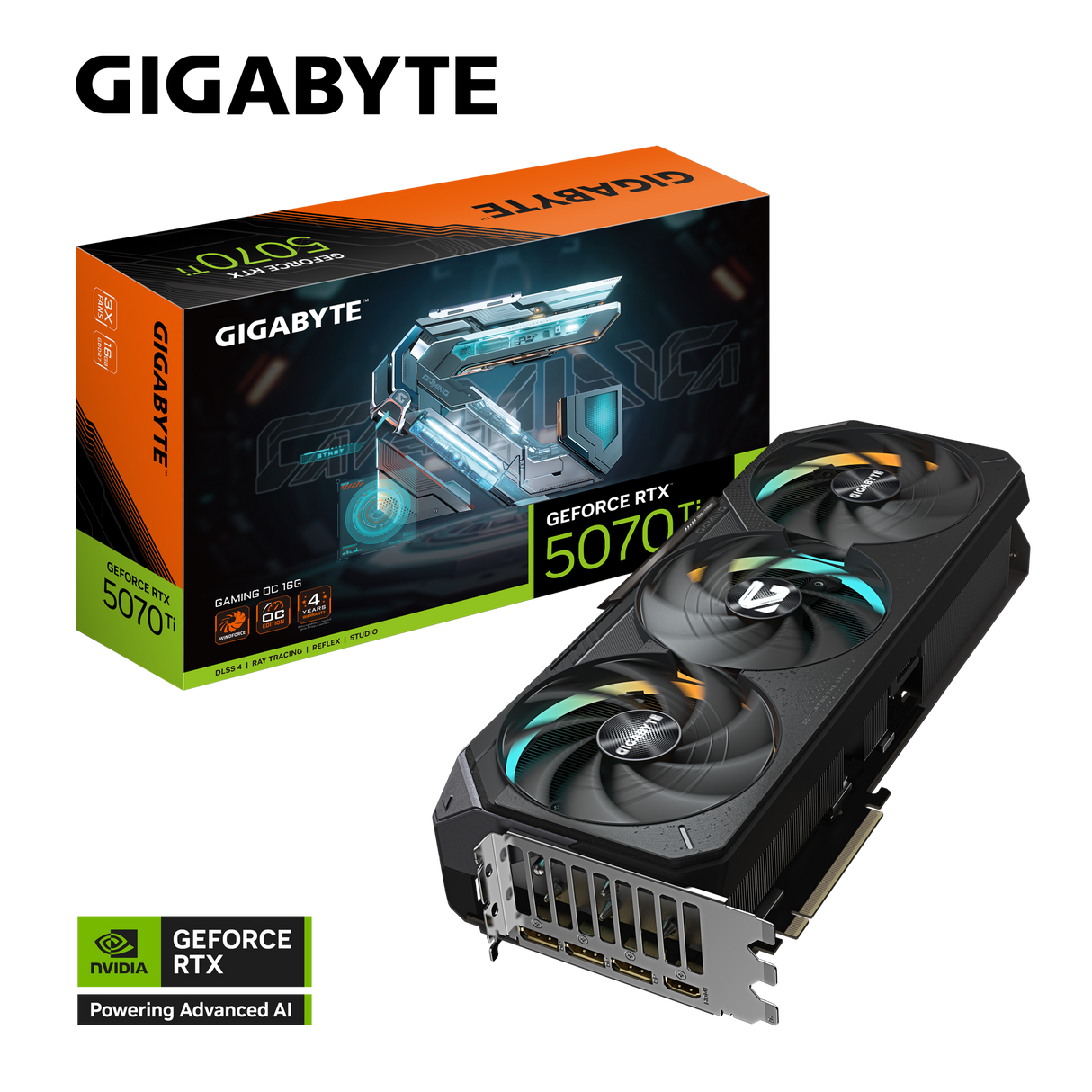 Gigabyte NVIDIA GeForce RTX 5070 Ti GAMING OC 16G Graphics Card - Core Components by Gigabyte The Chelsea Gamer