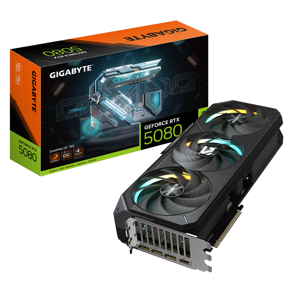 Gigabyte NVIDIA GeForce RTX 5080 GAMING OC 16G Graphics Card - Core Components by Gigabyte The Chelsea Gamer