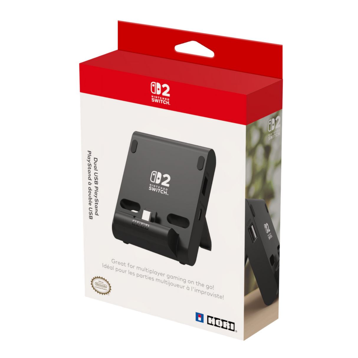 HORI Dual USB PlayStand for Nintendo Switch 2 - Console Accessories by HORI The Chelsea Gamer