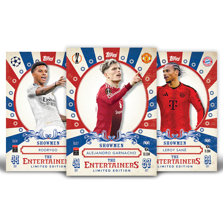 Match Attax Season 24/25 - The Entertainers Showmen - Booster Tin #3 - Merchandise by Topps The Chelsea Gamer