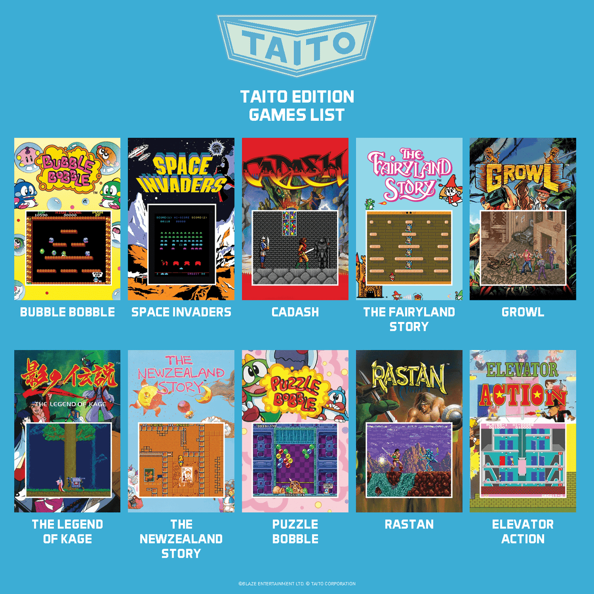 Evercade Alpha Taito Bartop Arcade - Console pack by Blaze The Chelsea Gamer