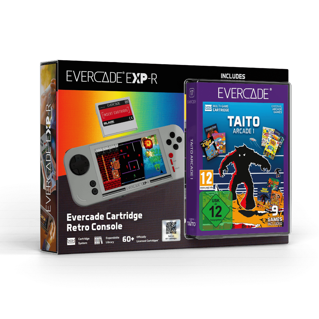 Evercade EXP-R & Taito Arcade 1 Bundle - Console pack by Blaze The Chelsea Gamer